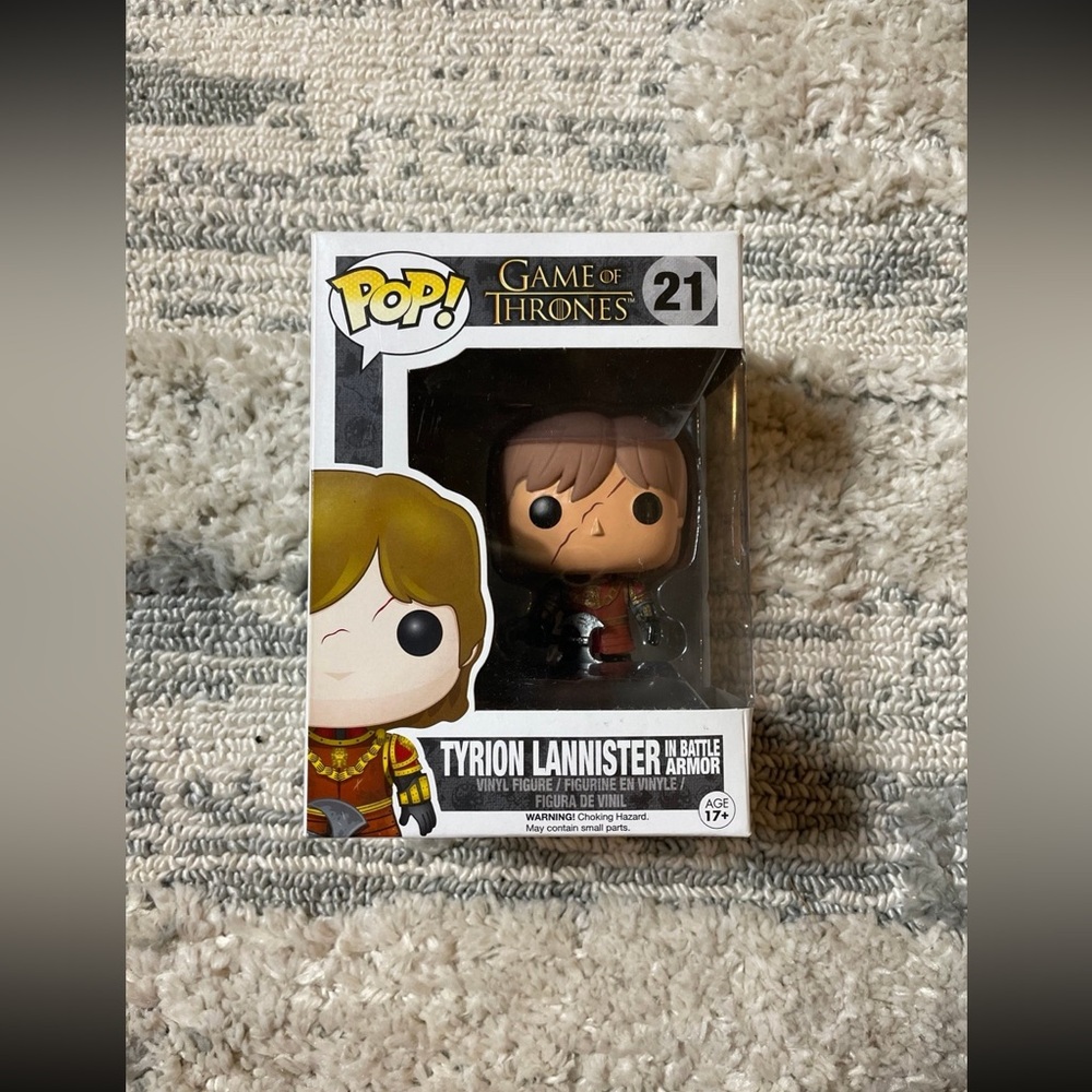 Tyrion Lannister in Battle Armor Funko Pop 21 - GOT